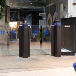 GT-60 speed gate — GOGO Park — installation lobby
