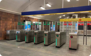 Stockholm Metro - Speed Gate access control solution