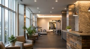 How sleek secure entryways elevate gym branding to justify premium membership rates